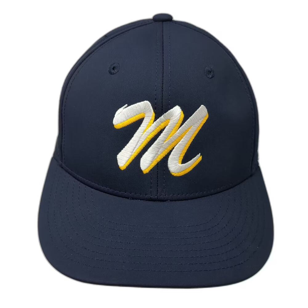 Champro Baseball Cap Blue M Embroidered C-FIT Performance Athletic Letter Hat